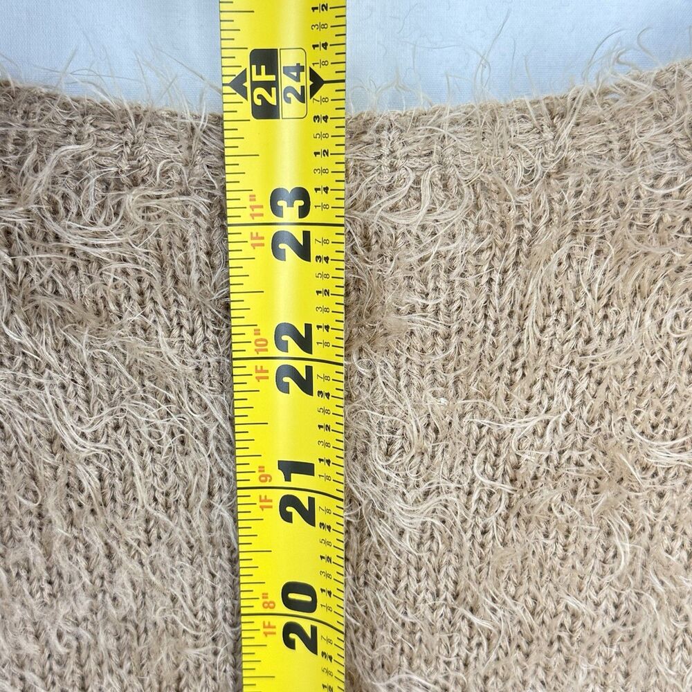 Zara Knitwear Winter Fancy Collection Open Front Cardigan Sweater Brown Size 7 - Picture 11 of 15